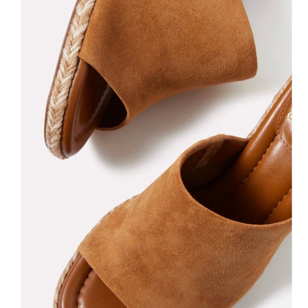 Vince Camuto Fayla Espadrille Wedge Sandals in Golden Walnut